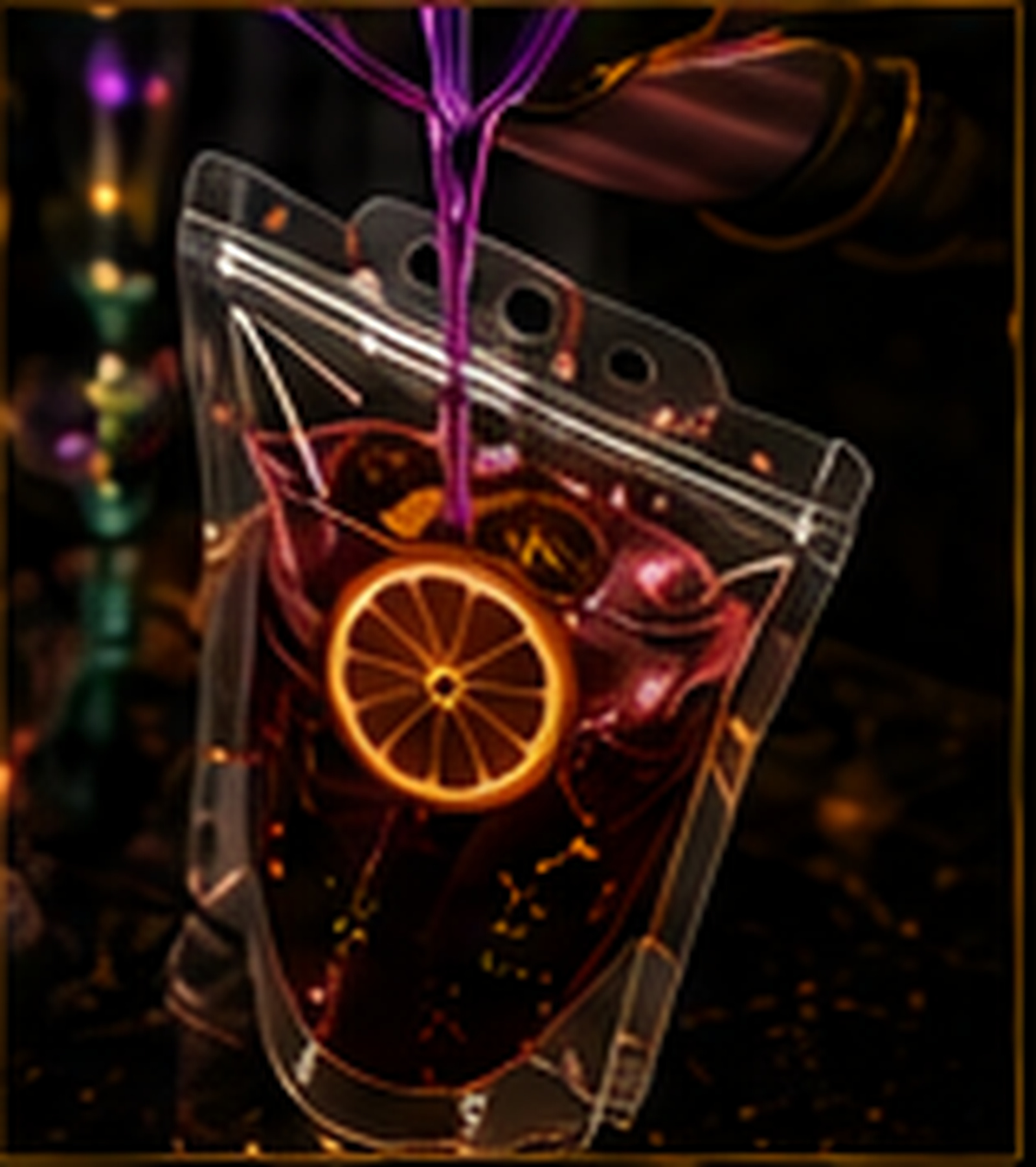 Signature cocktail pouches